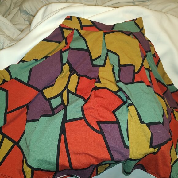 LULAROE Stained glass circle skirt WITH POCKETS - Picture 4 of 4